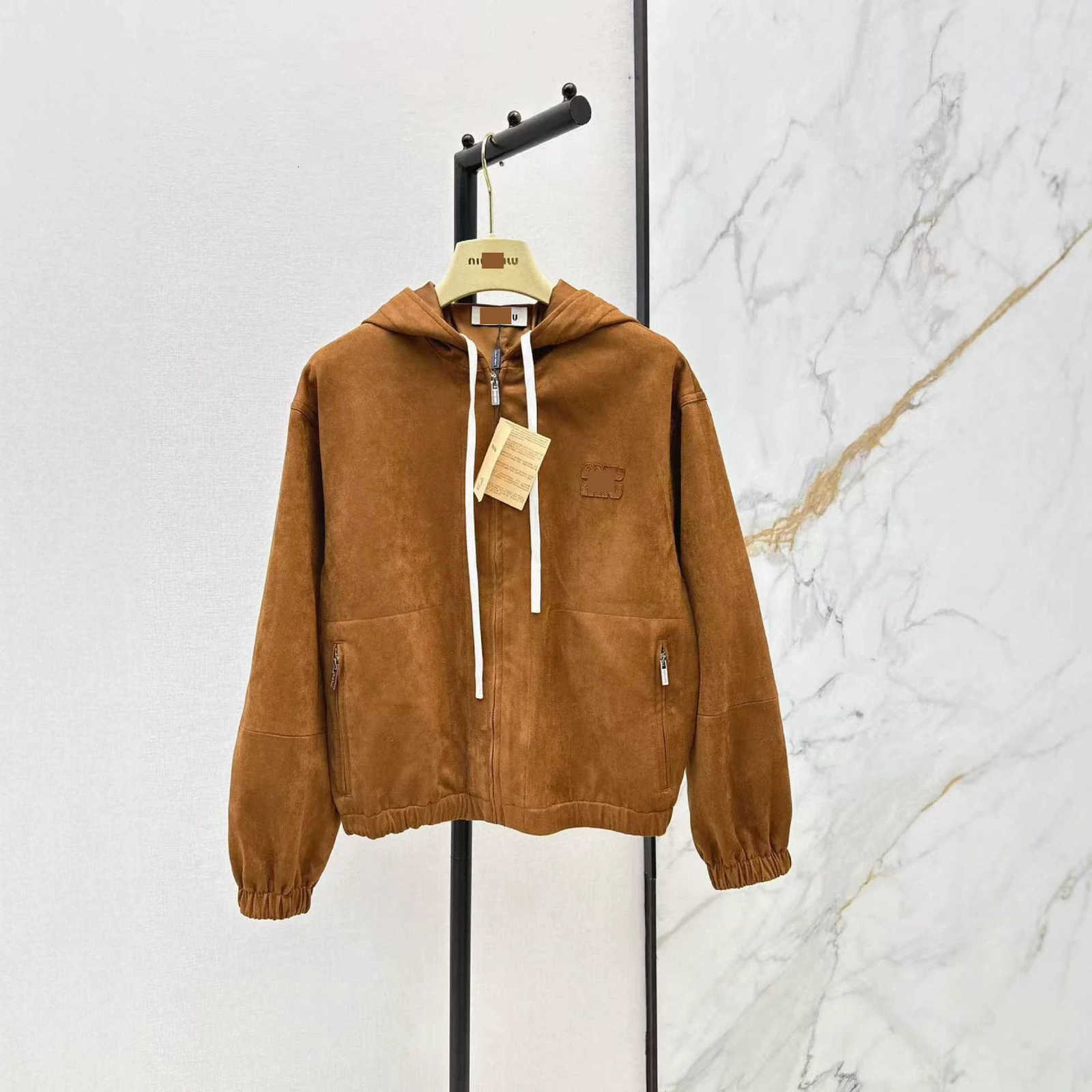 designer Women's Jackets 26 Early Autumn Premium Eco-Friendly Faux Fur Hooded Casual Jacket G4DT