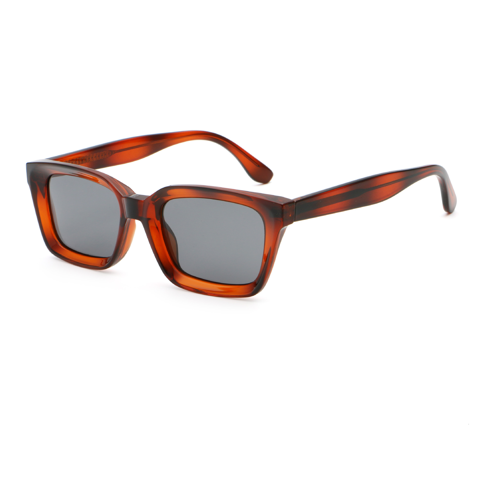 New 66520 squareframe polarized for men and women, street style highend with propionate pins, trendy sunglasses