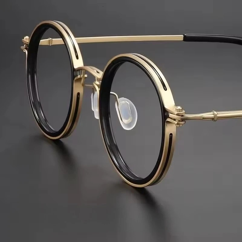2025 Round Retro Metal Frame Presbyopia Glasses Anti-Blue Light Reading Glasses Ultra Light Unisex Eyewear Diopter 0 To 4.0261019