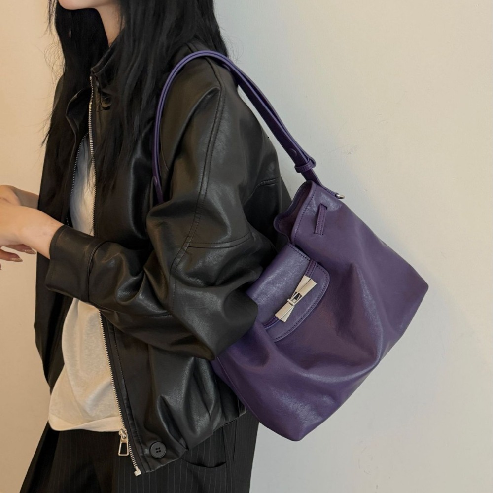 Retro Vegetable Tanned Cowhide Women's Loose Soft Shoulder Messenger Genuine Leather High-End Handbag Unique Fashionable Suotong261019