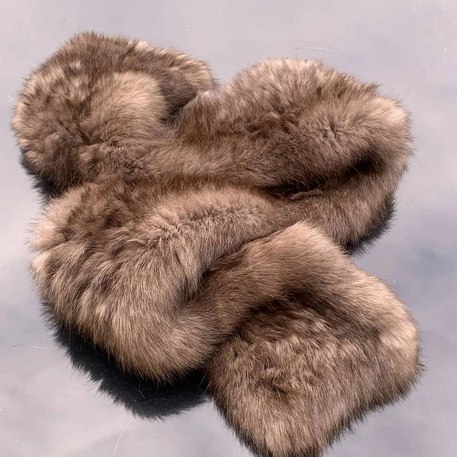 Genuine Natural 2026 Rabbit Knitted Scarf Women Autumn Winter Double Sided Thick perfume Warm Neck cologne Warmer Sable Color Fur Collar Shawl Desig