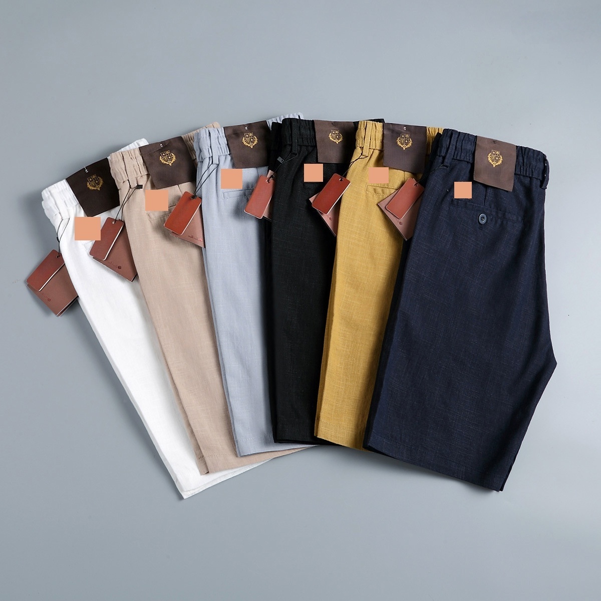 Men's Shorts Mens Designer Embroidered Letter Logo Linen Shorts Men Casual Straight Legged Loose sports Breathable Comfortable Sports Elastic P