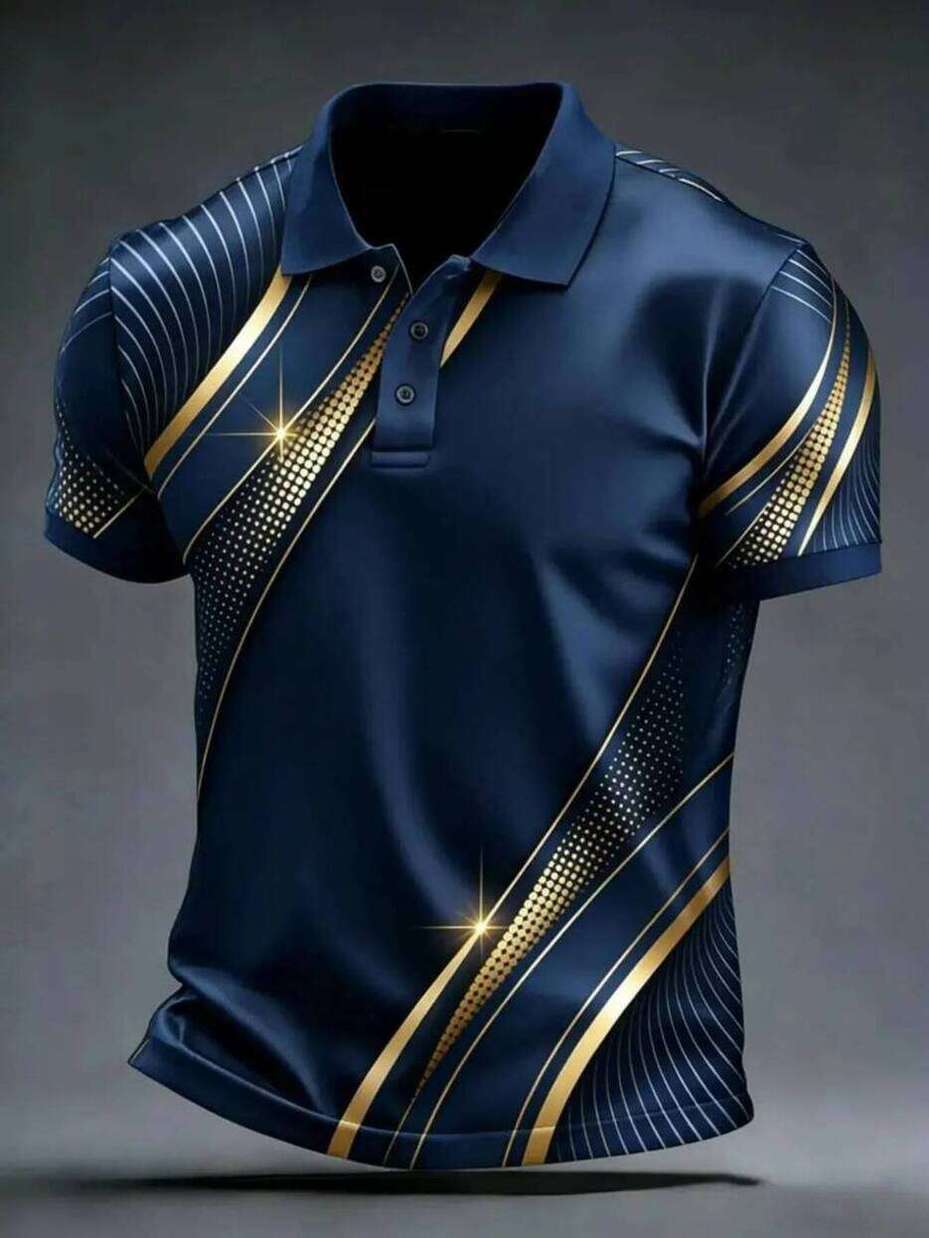 Professional Performance Golf TShirts * Mens 3D Print * Golf Polo Shirt * Short Sleeve Micro Elastic fourway stretch swingunrestricted Polyester O