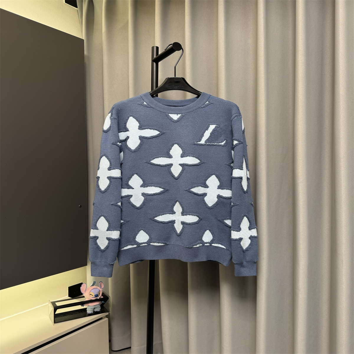 Men's Plus Size Sweaters Jacquard cardigan sweater Unisex women's sweater Fashion high street letter printing 61017M6
