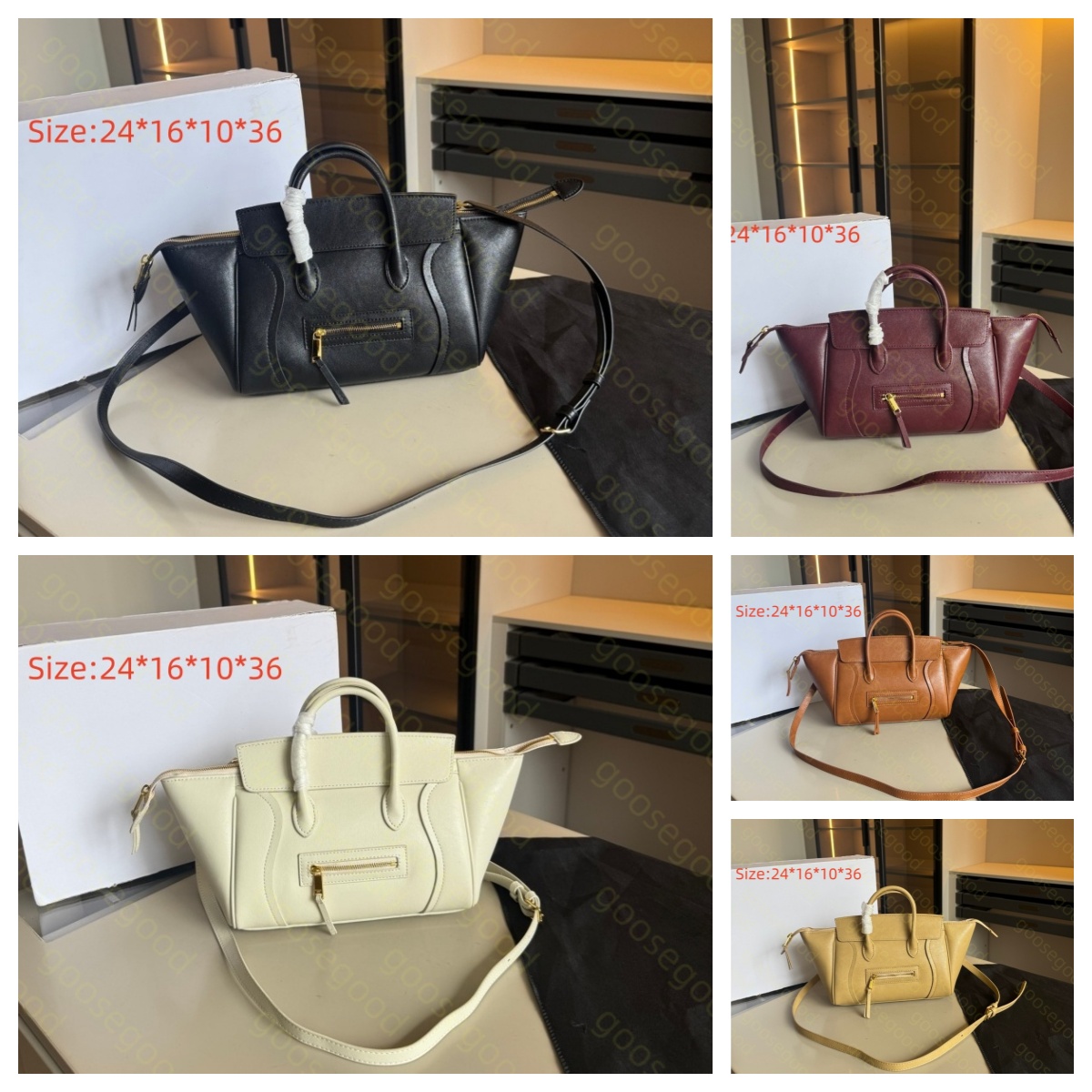 Cross Body High-Quality Ladies Genuine Leather Smile Face Handbag Vintage Luggage Style Top Handle Bag Removable Strap Crossbody Shoulder Tote Purse