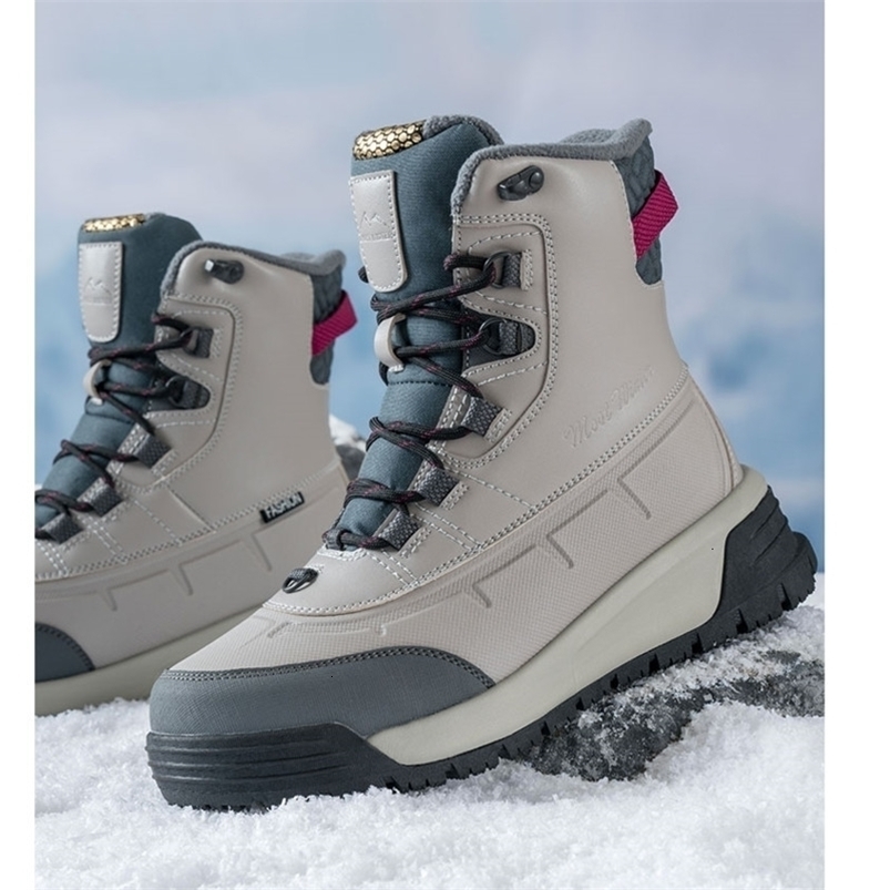 Men's Winter Boots 2026 Waterproof Anti Slip Snow For Men Thickened Fleece Outdoor Sport Shoes Man -40 261009