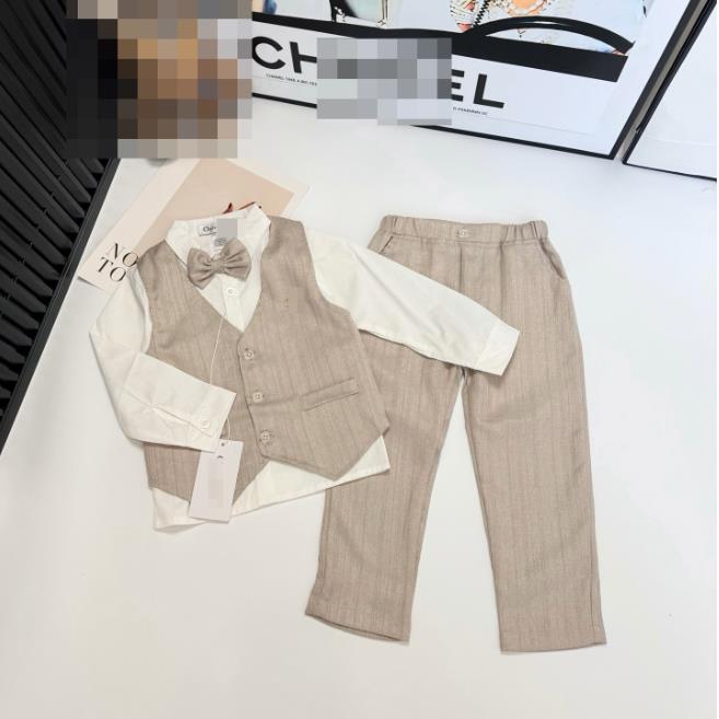 Boys Girls Designer Clothes 2Piece Sets Kids Designer Clothes Luxury Kids Clothing All The Year Top Quality Suit Brand Logo Children Shirts Clothes