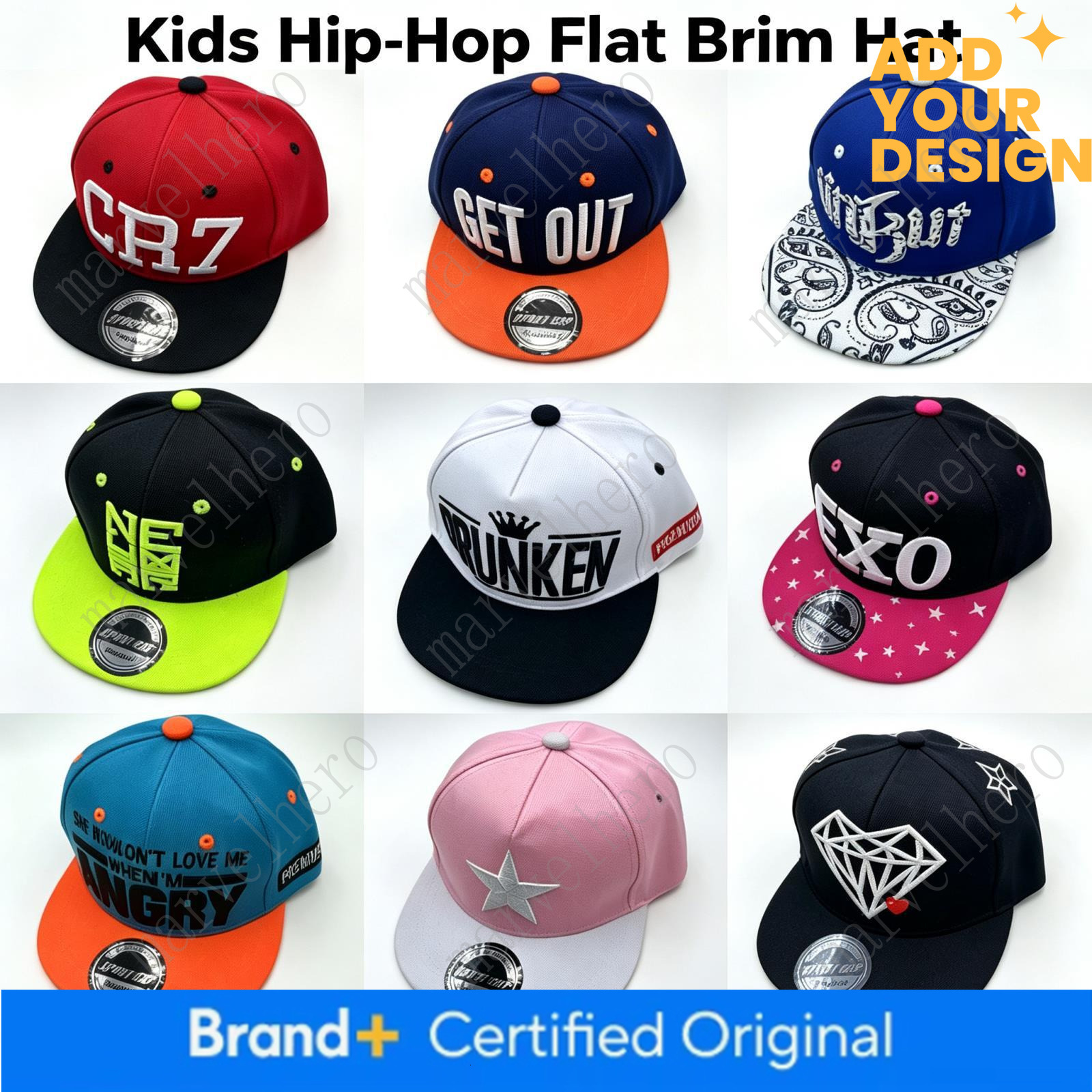Unisex Hip Hop Korean Style Trendy New Baseball Cap Fashionable Cool Street Dance Cap For Spring And Autumn Cross Border Baby Hat