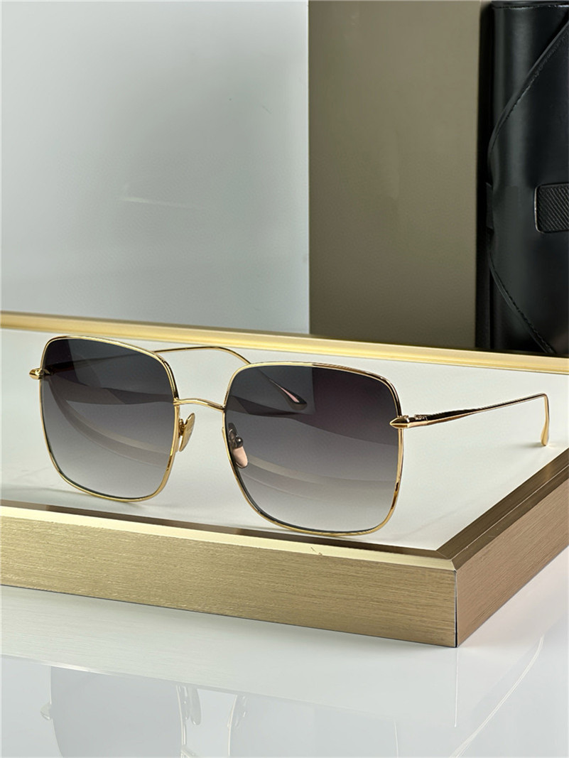 New fashion design men square sunglasses CEREBAL 523 exquisite metal frame versatile shape simple and popular style high-end outdoor UV400 protectio