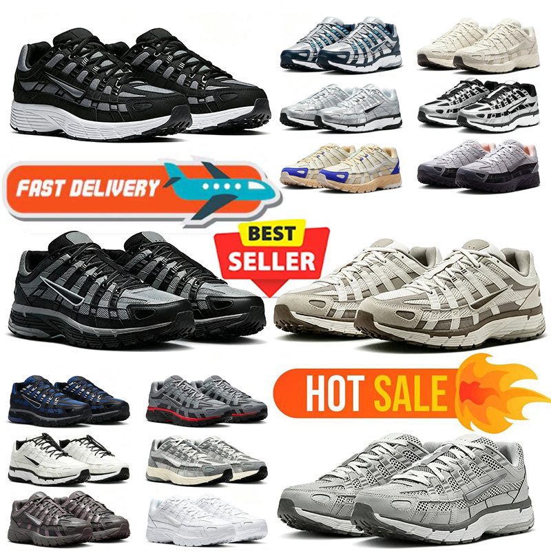 Millennium Retro Style Running Shoes Mens Womens p6000 Premium White Black Pink Olive Green Navy Blue Metallic Silver Racing Blue Sneakers 36-45.