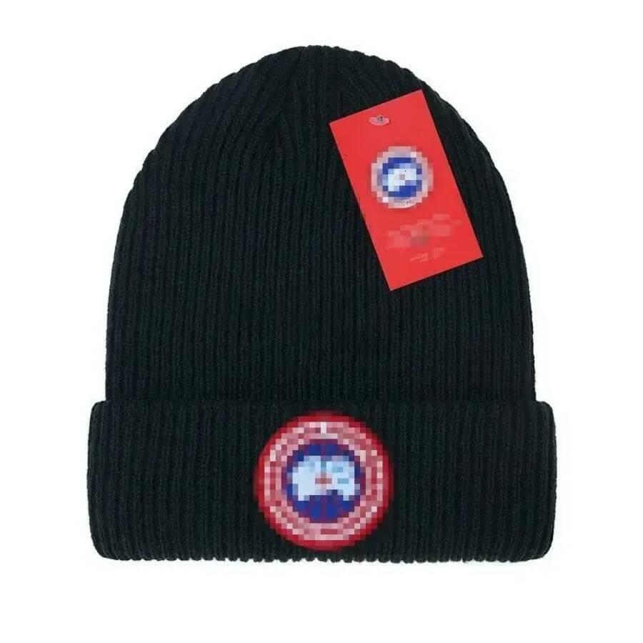 Designer Canads Goose Beanie Cashmere Women Hat Luxury Tight thickened Soft Men Cap Thermal Truck Driver Sports Tennis High Quality Top