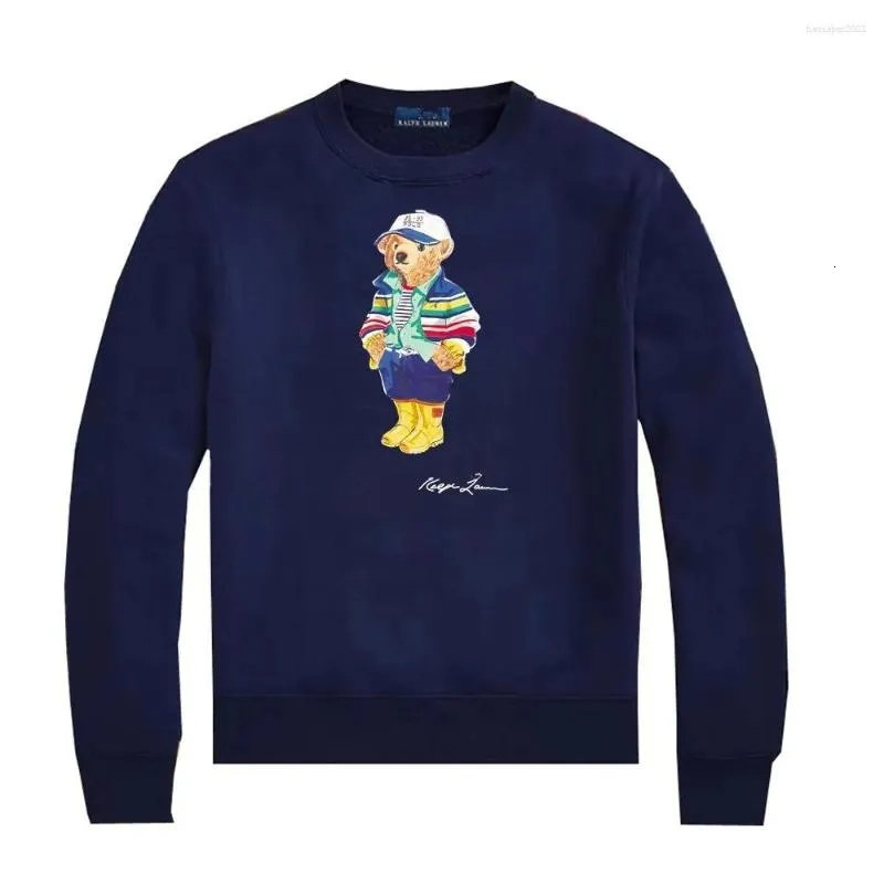 Men's Designer Classic Bear Hoodie Fashion Loose Long Sleeve Pullover Casual Crew Neck Comfort Sweatshirts Autumn Winter 00
