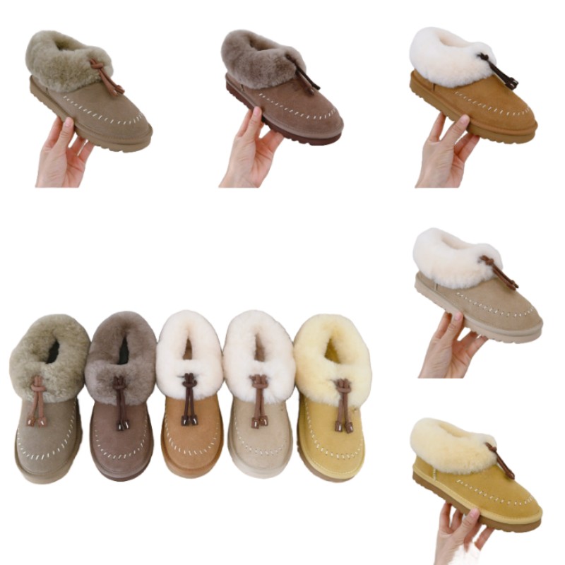 Winter New Men Women's boot Exquisite Ultra Warm Loafers for Woman Old Money Style Casual Slippers Designer Shoes Zapatos De Mujer Size 35-45