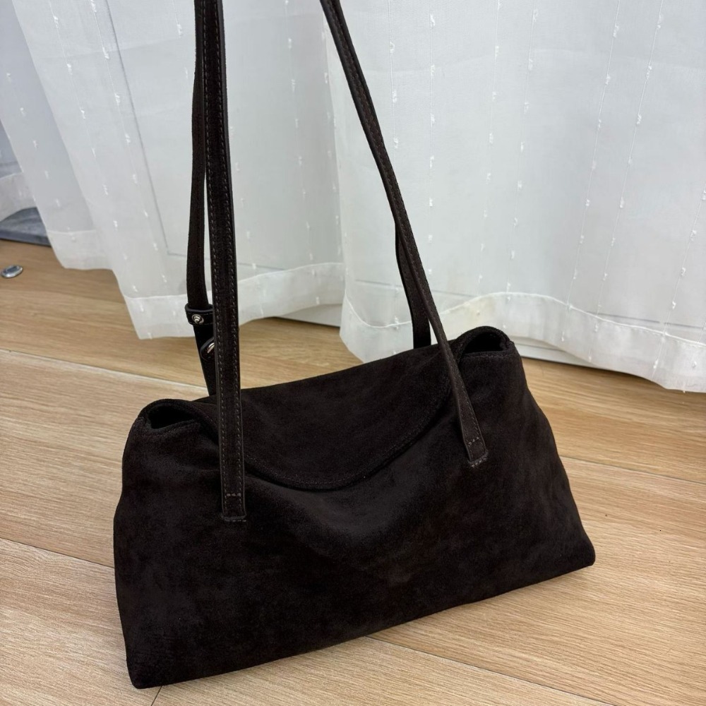Autumn And Winter Frosted Pillow Shoulder Commuting Versatile Underarm Genuine Leather Women's Bag Fashionable Suotong261019