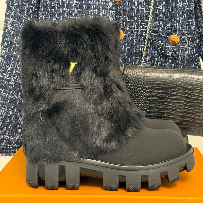 Territory Ankle Boot Designer Travel Thick Soled Half Boots Womens Outdoor Recreation Snow Boots Ladie Winter Warm Hiking boots Rubber Outsole Sizes