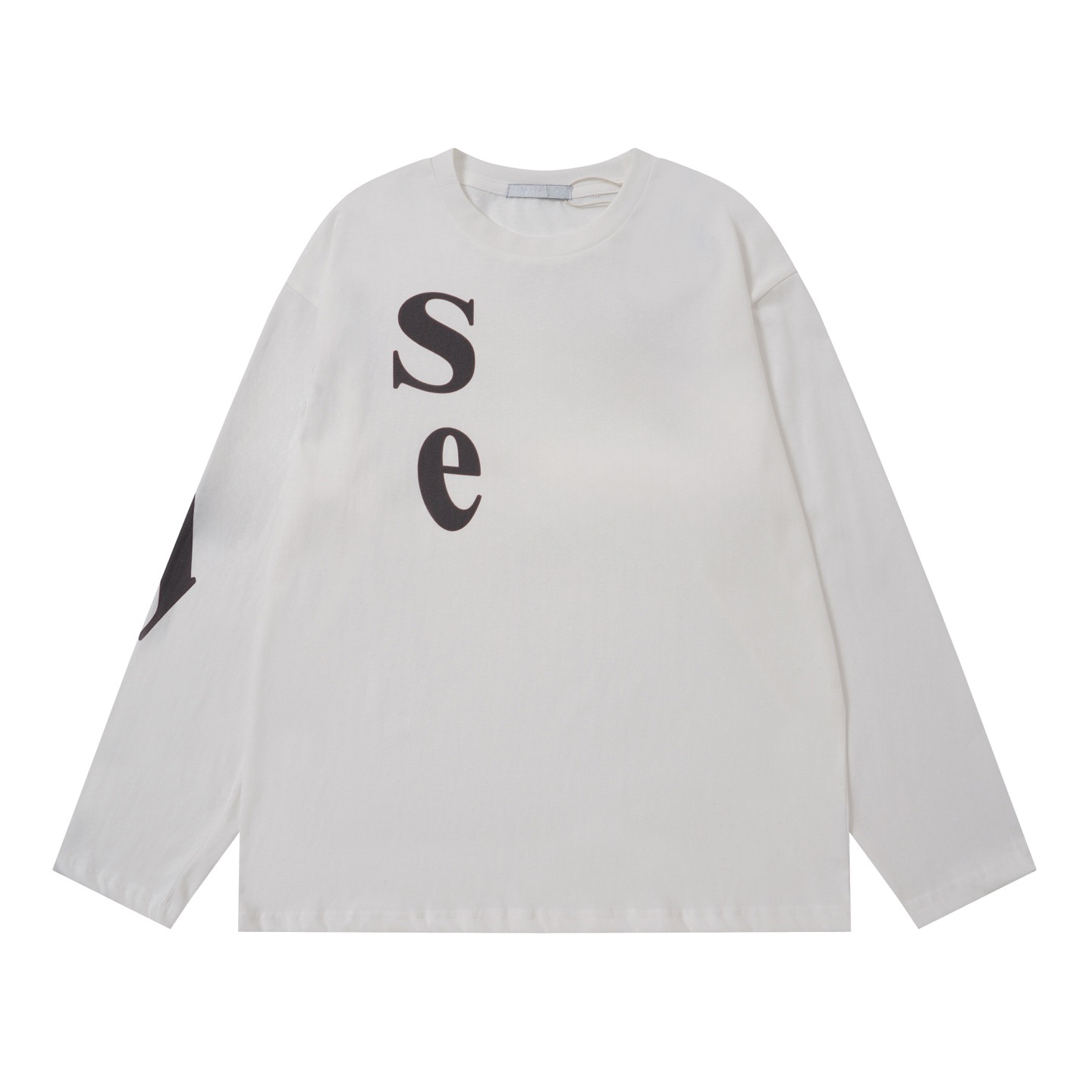 Hommes Femmes Manches longues Ac5 Haute Qualité Designer Chemises T-shirts Lavé Dégradé Spray Imprimer Tops Lettres Classiques Hip Hop Streetwear