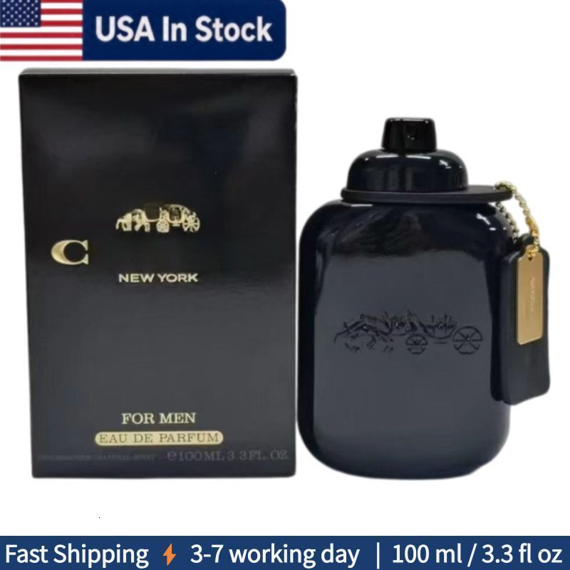Coach Perfume New York Perfume For Men Coachbagas Eau De Parfum 90 100ml Long Lasting Designer Men Cologne Spray Fragrance For Male Daily US Stock