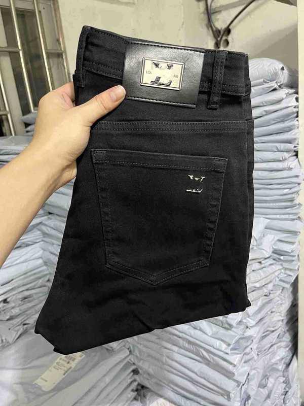 Designer jeans, men's jeans, retro style men's trousers, men's slim-fit denim long pants, casual luxury men's high-quality trous