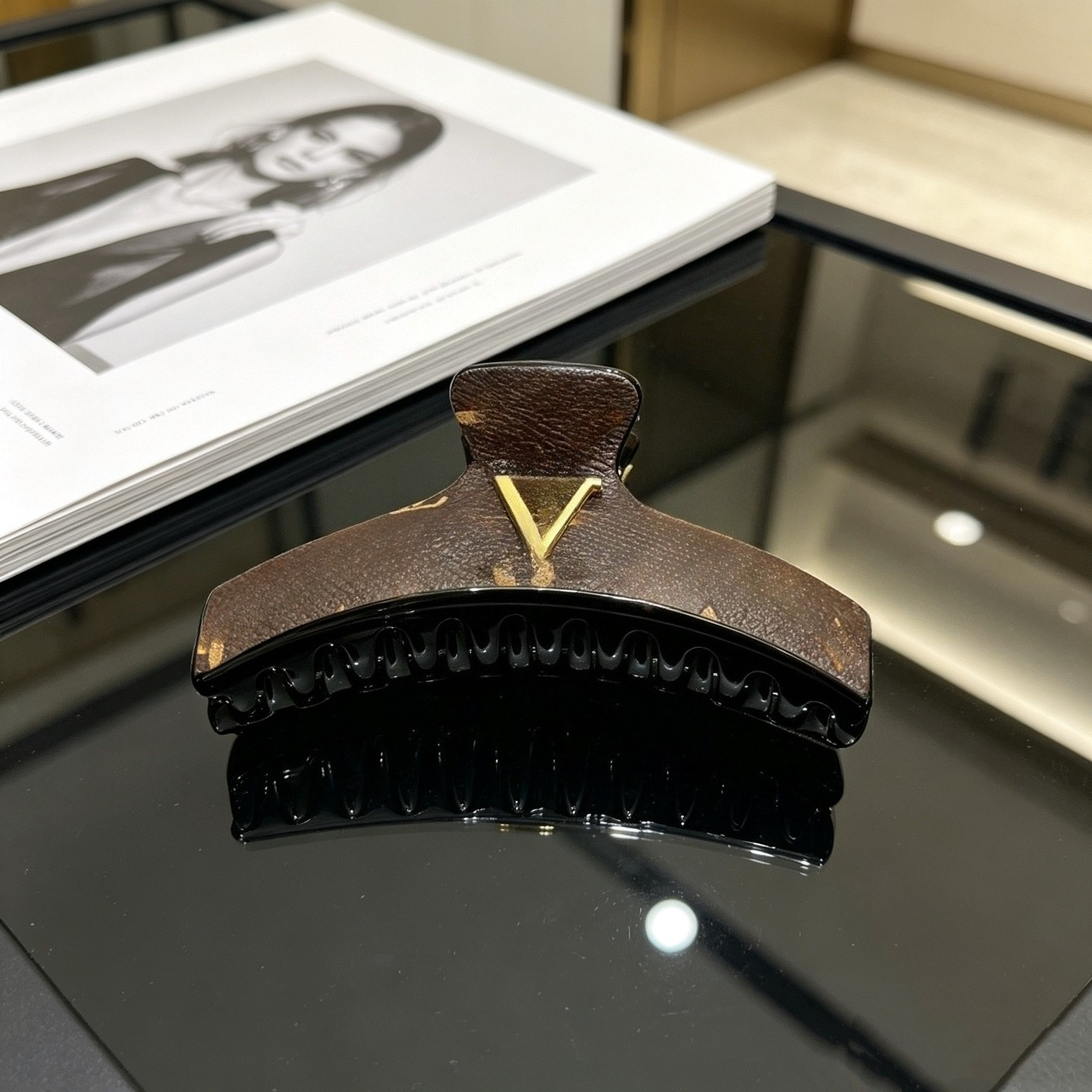 Barrettes en forme de lettre pour filles, épingle à cheveux de styliste, accessoires pour cheveux classiques, Style élégant, pinces à griffes