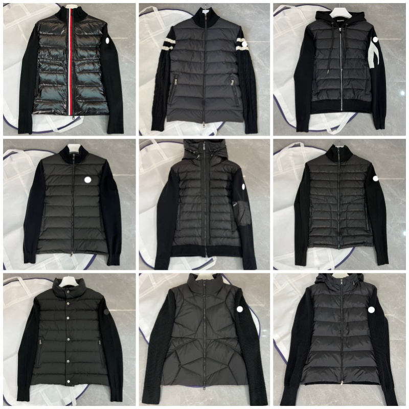 designer knit jacket men winter fashion casual cardigan jacket outdoor warm men coat high quality men down jacket multi style man doudoune asian