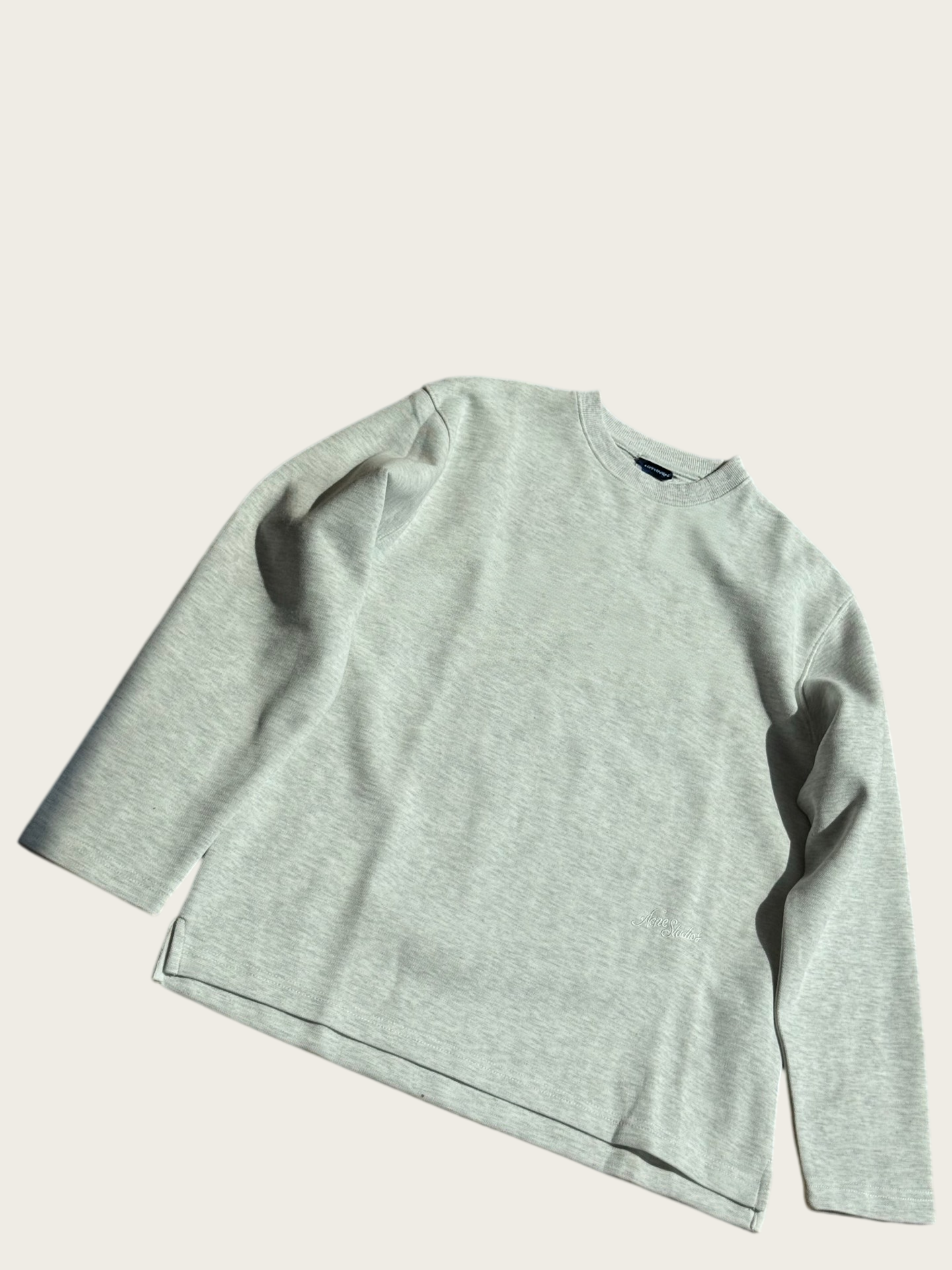 2026 Autumn/Winter New Arrival Logo Embroidered Crewneck Oversized Sweatshirt (Unisex)