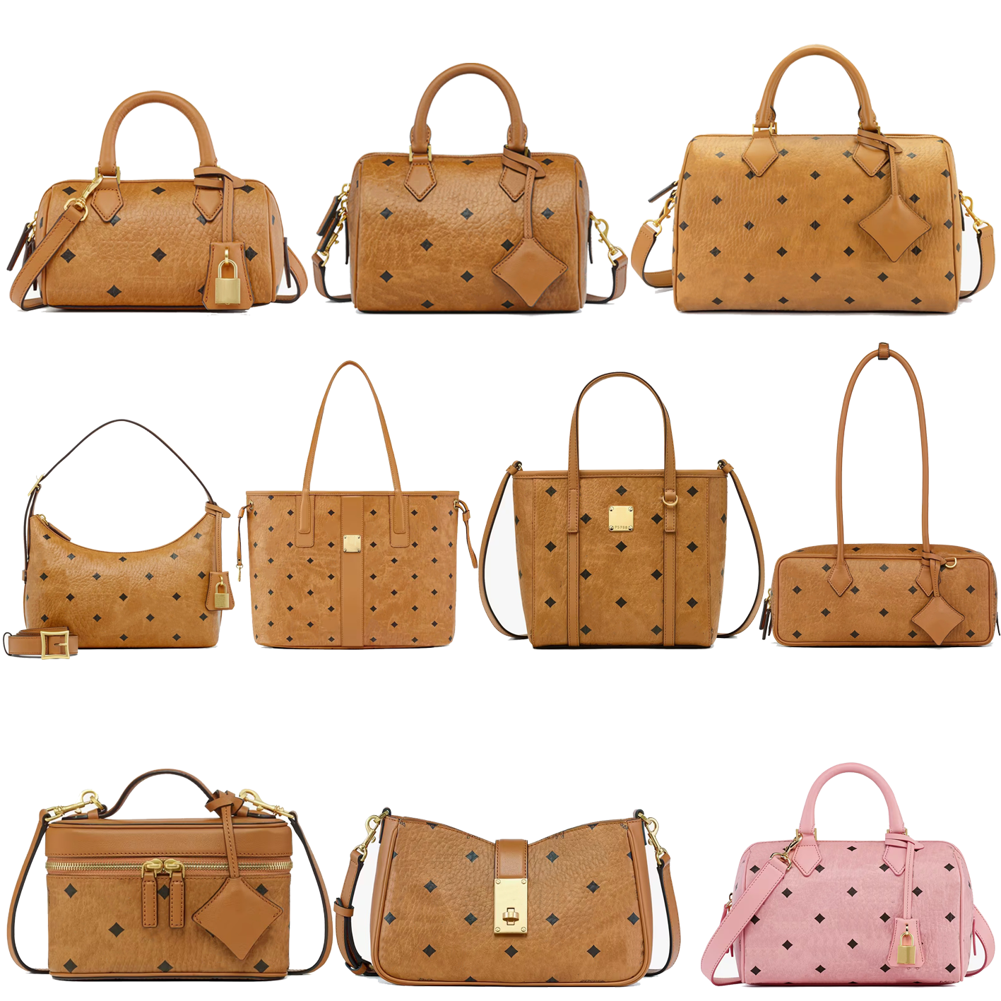 Borsa da donna Visetos Toni in pelle Stark Side Studs Mini Zaino Borsa piccola Ellas Borsa tote Vanity a tracolla Borsa a tracolla moda Borse firmat