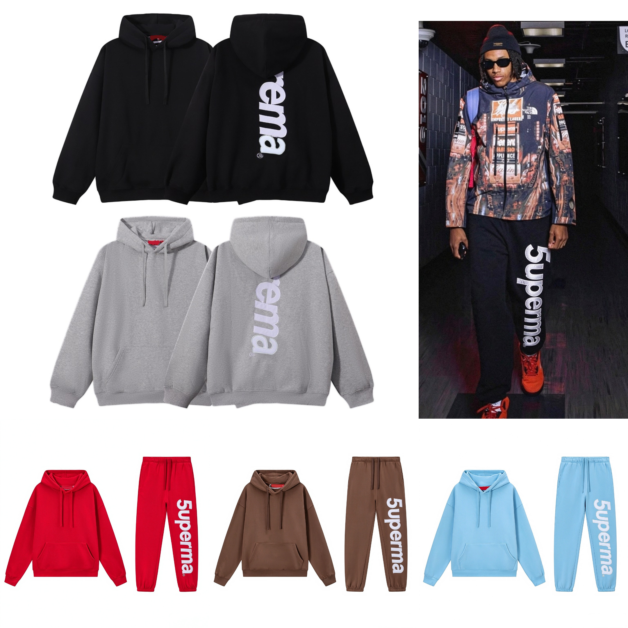 High Quality Designer Hoodie For Men Long Sleeve Hip Hop Streetwear Sweatshirts, Loose Casual Mens Hooded Jacket Streetwear Clothes, Fashion Graphic