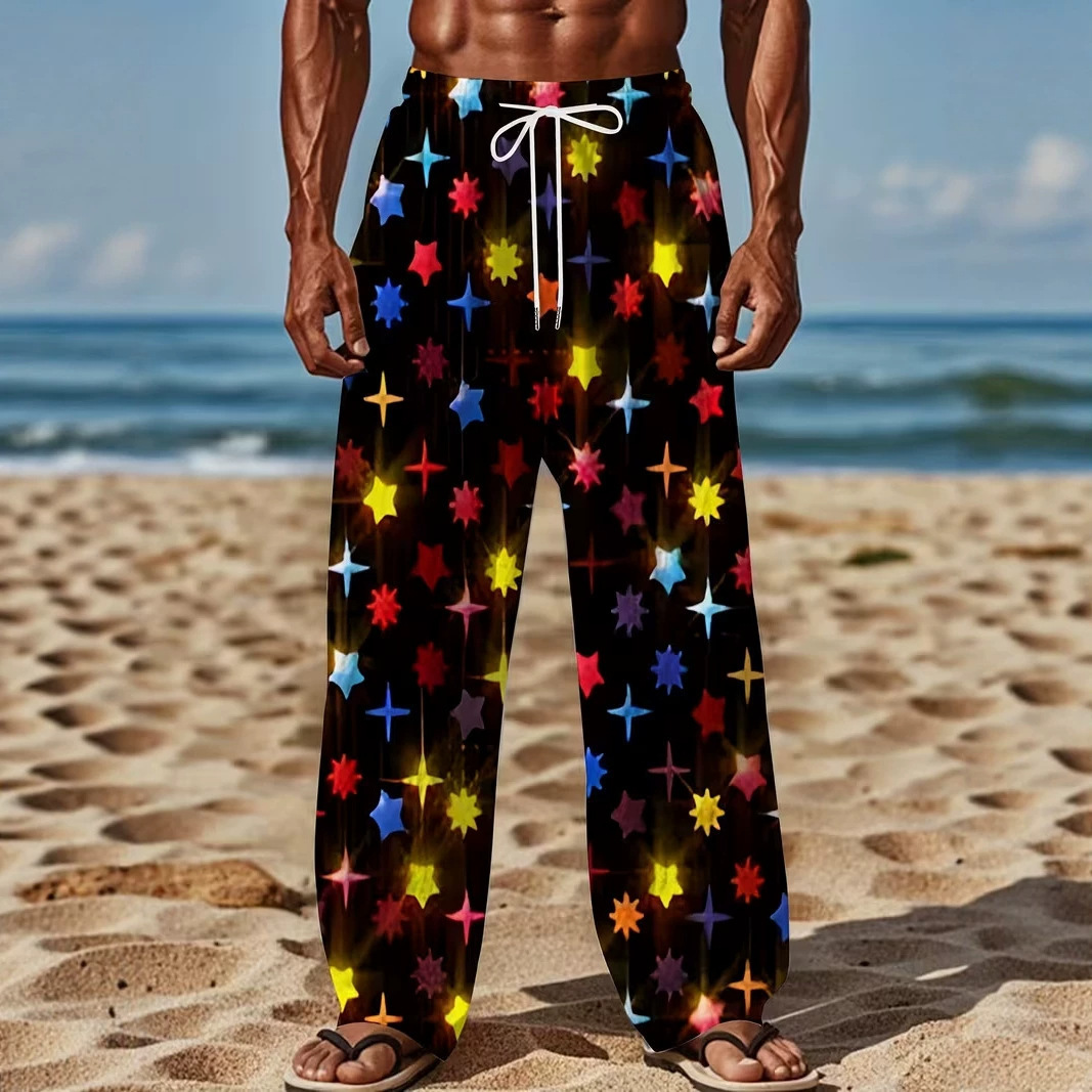 Y2k pantalon évasé hommes lâche 3D pantalon de survêtement décontracté taille moyenne sport femme vêtements Streetwear Hip Hop Vintage artistique