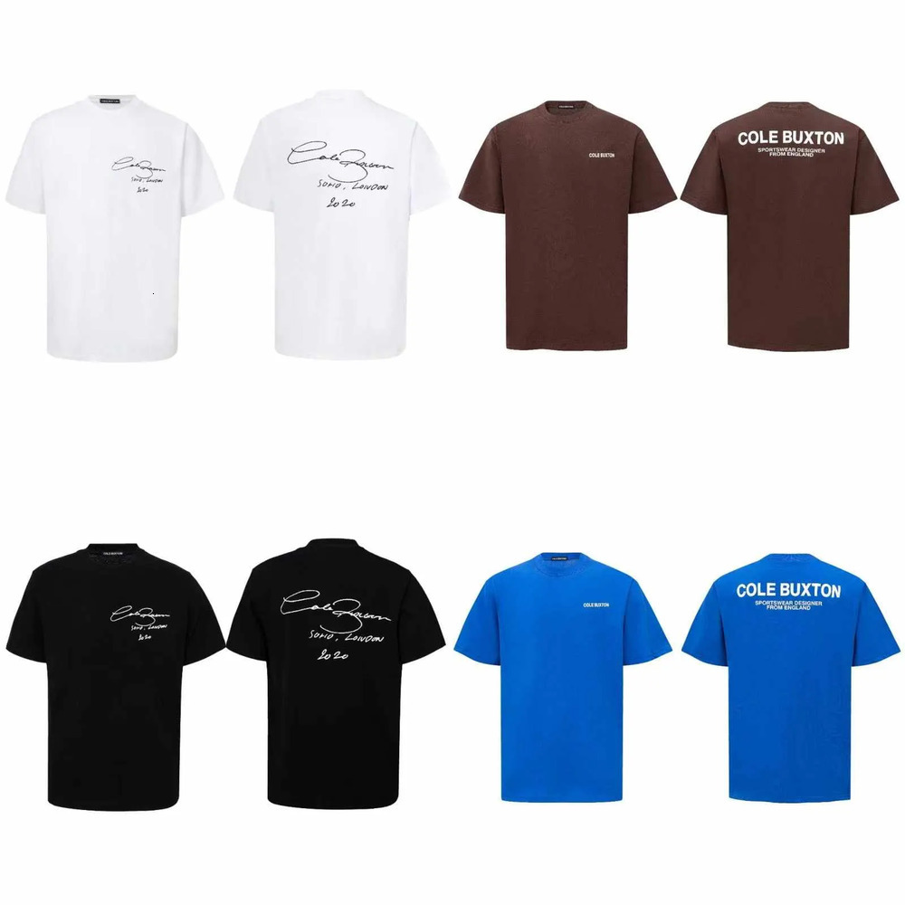 Designer Cole Buzton Shirts Mens T Shirts Summer Brands Cole Buxon Sweatshirt Classic Loose Cole Bucton T Shirt Men Women High Quality Slogan Print