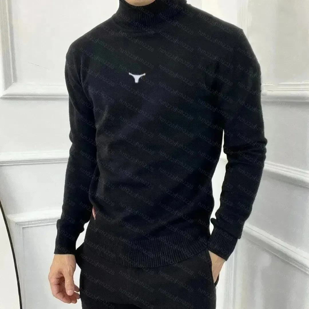 autumn winter knitted mens sweater designer light zipper luxury casual versatile sweater Knitted pullover sweater men's clothing embroidery swe
