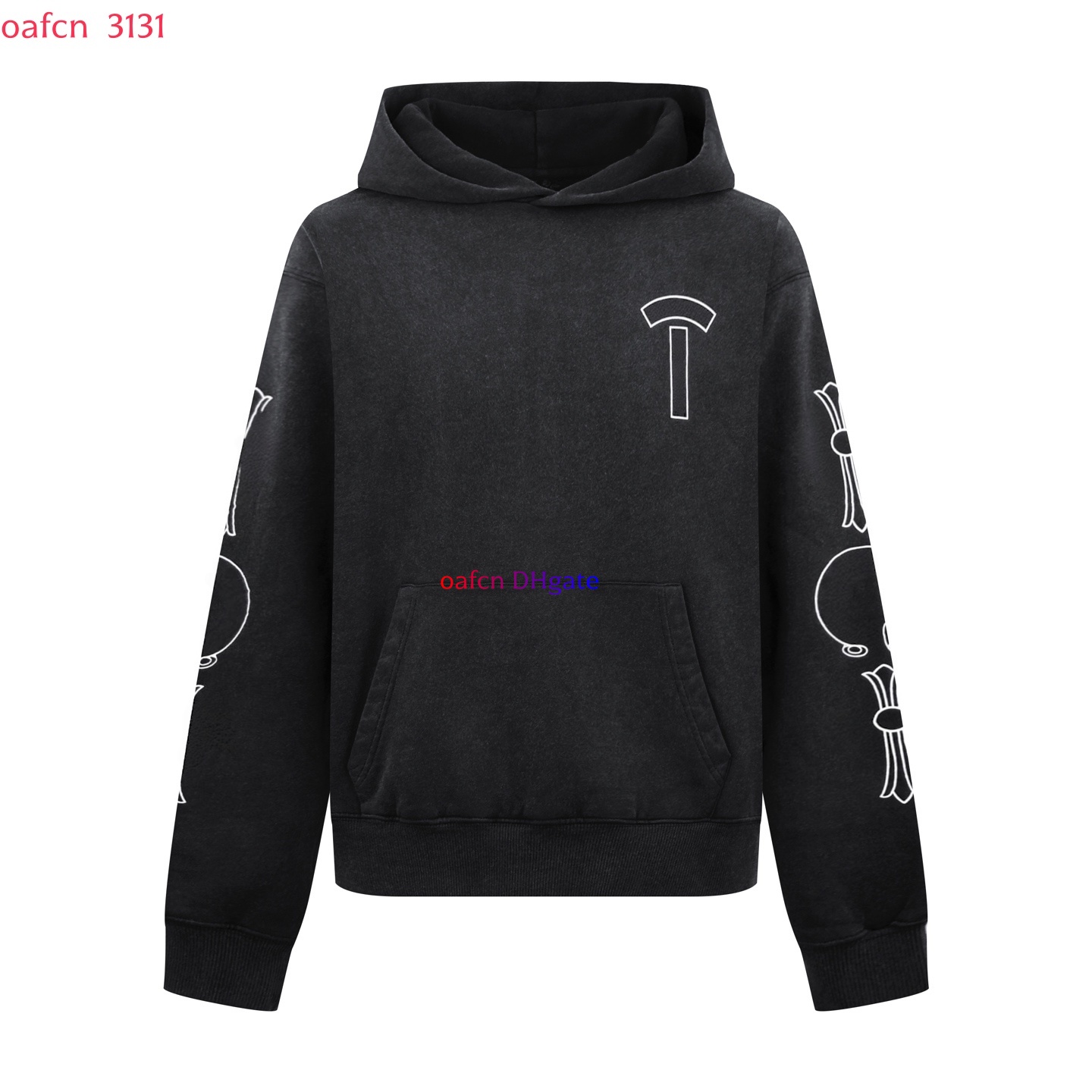 Chrome Hoodie Designer Hoodies High-Quality Cotton Sweatshirt Pullover Letter Print Jacket Retro Logo Washed Distressed Hooded Sweatshirt 3132