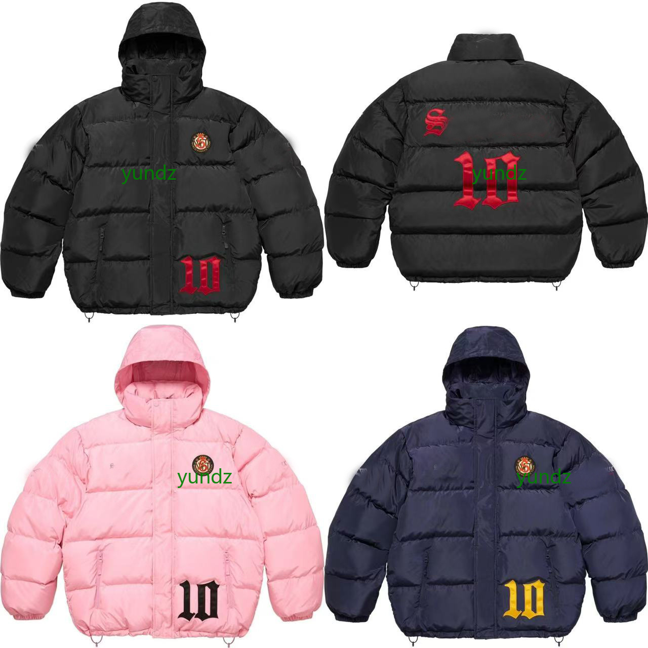 FW25 X umbr puffer jacket zip hooded pullover Men Women fashion Autumn Winter High quality coat new men down jackets Zip Hoodie