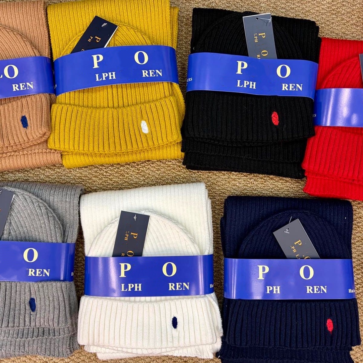 Designer scarf luxury scarf for women men hat and scarf set Beanie Shawl Knitting Warm Fashion Trend Two Sides Pure Color Temperament Travel Nice Gi