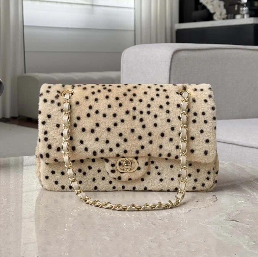 12A Designer Bag Leopard Print Tote Bag Polka Dot Shoulder Bag Women's Handbag Chain Crossbody Bag Luxury Diamond Grid Flap Bag High-quality Ha