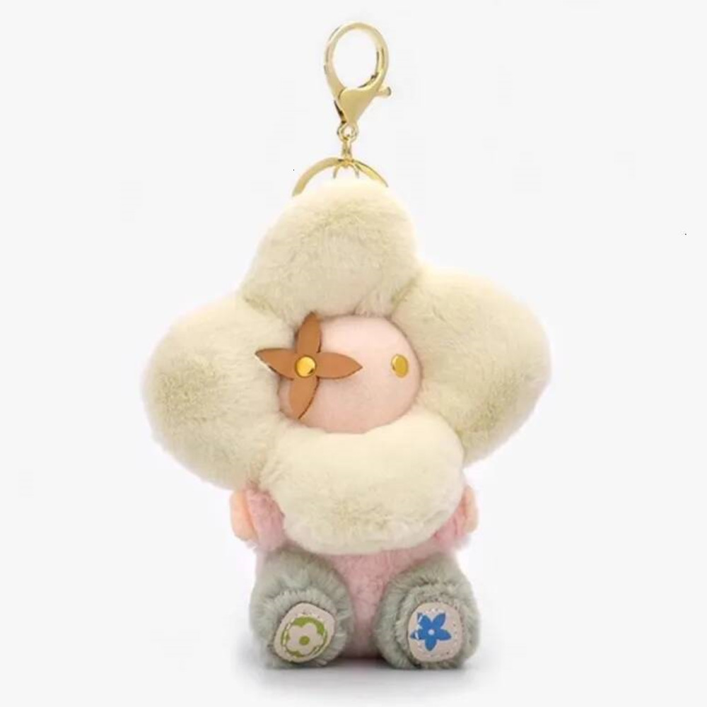 Keychains Lanyards Keychain designer Flower doll Women's bag charm Soft plush flower ornaments for handbag decoration and daily carrying gift A