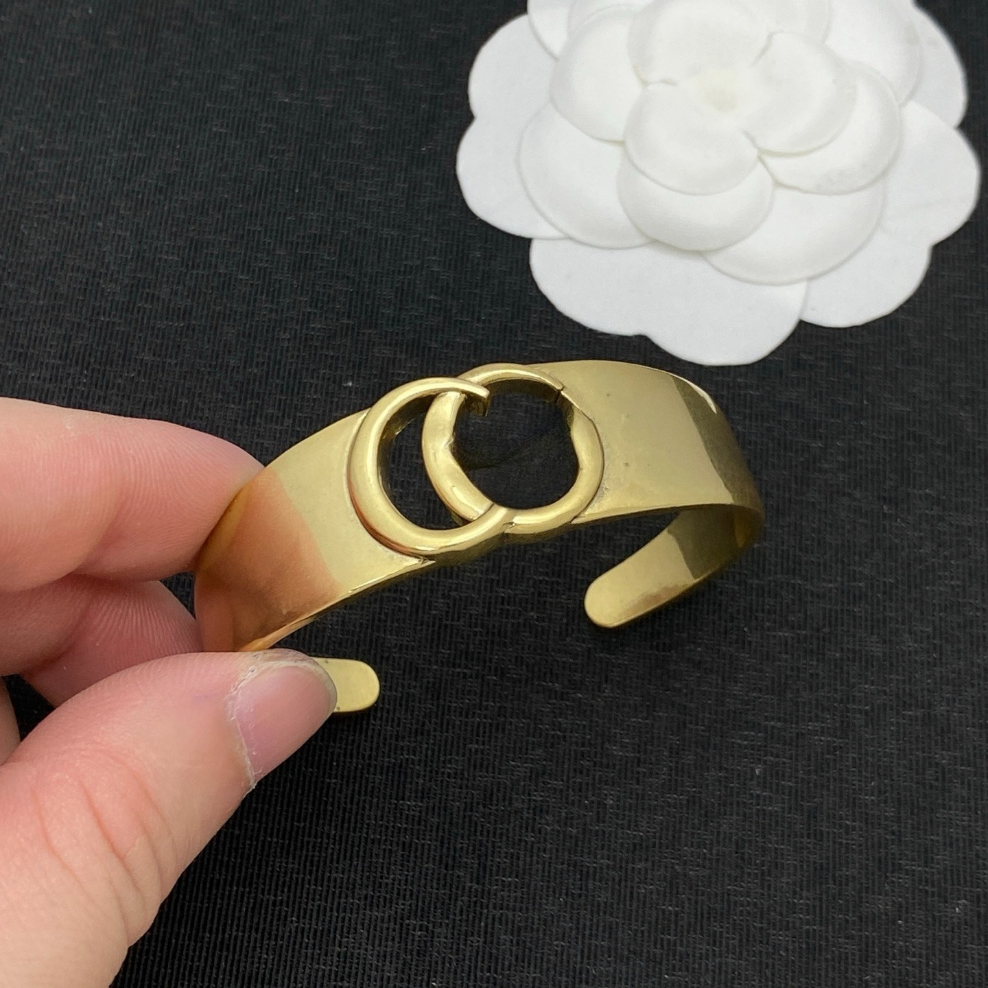Gold Bracelet Women Designer Brass Designer Bracelets Copper Open Bangle Luxury Wristband Cuff Jewelry Letter Gold Bracelet Wedding Gifts