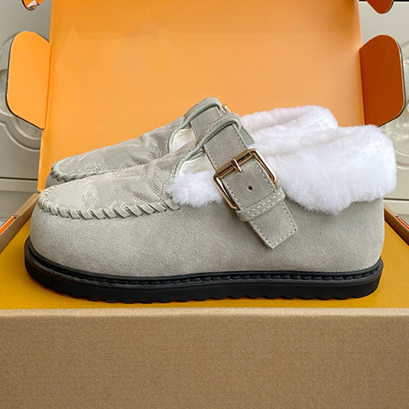 Womens Colorado Comfort Mary Jane Luxury Mahina Suede Calf Leather Shearling Lining Ladies Boat Shoes 1AKXYC Designers Adjustable Buckle Strap Loafe