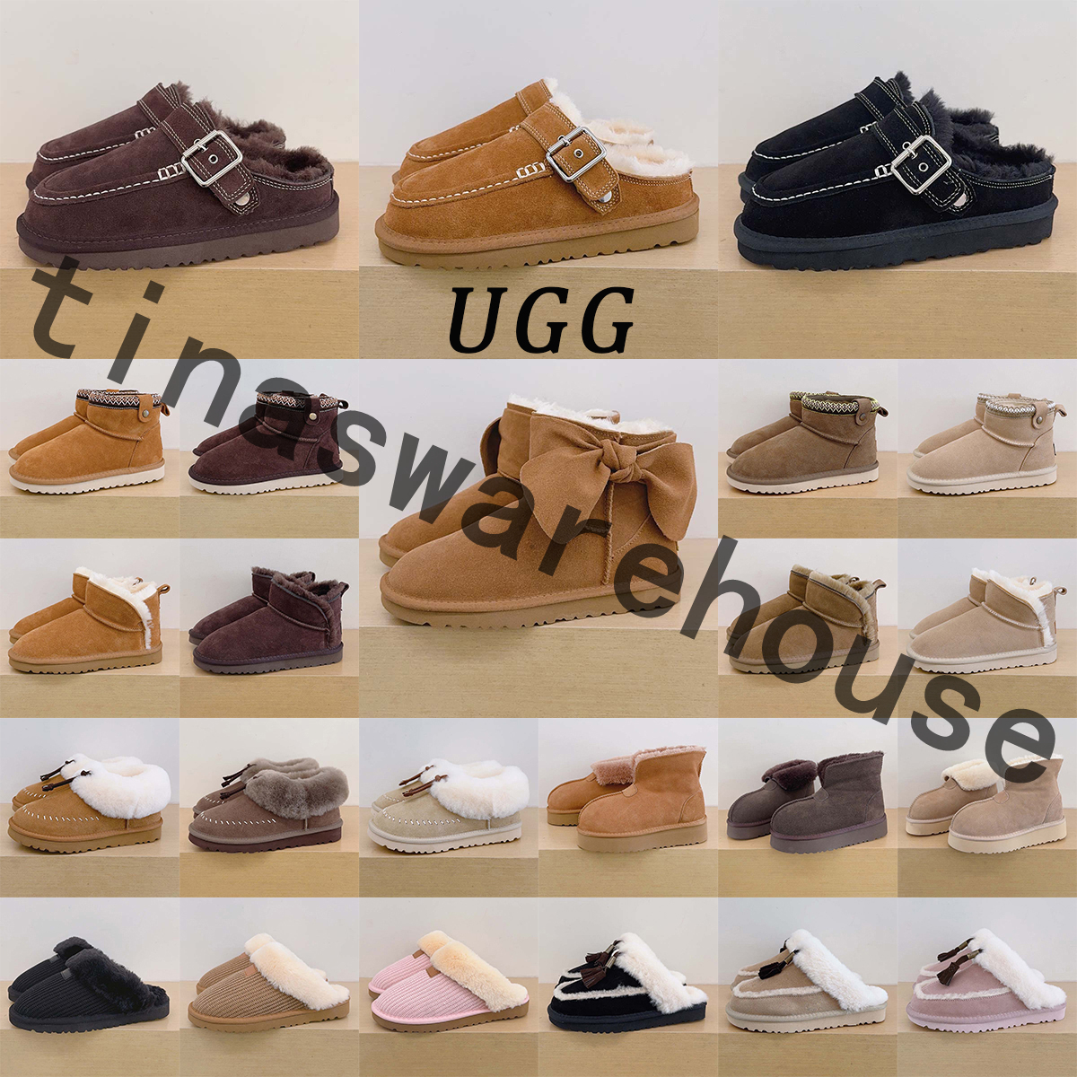 Designer australia uggswomens slippers womenugg uggtasman bow uggmen clogs boots womens evelina ugggoldenstars clogs tasman tazz Shoes sneakers clas