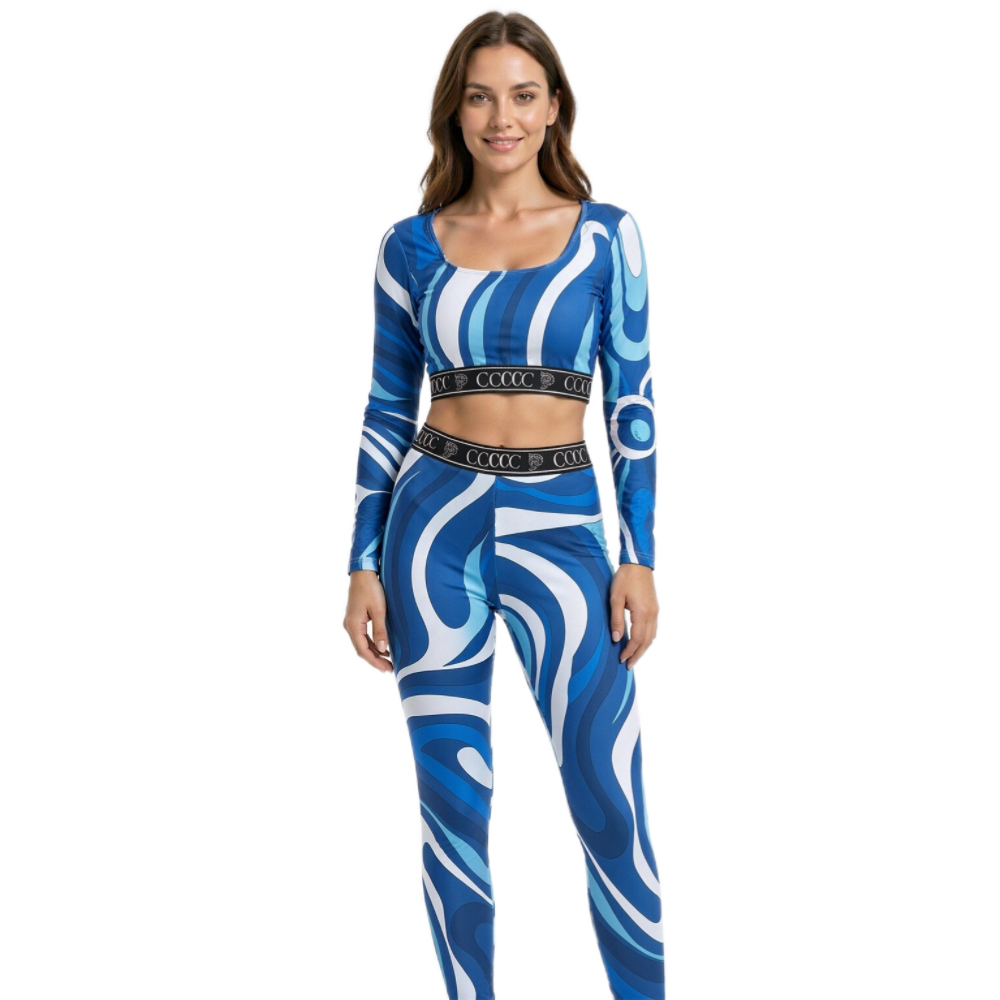 Ensemble de Yoga de créateur pour femmes, soutien-gorge de sport rembourré + Leggings taille haute, tenue de Fitness d'été pour la salle de sport