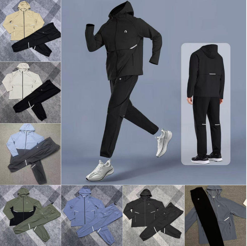 on Tracksuit men tech designer survetement homme tuta uomo track suit sports pants sportswear set mens womans high quality jogger trousers thic bott