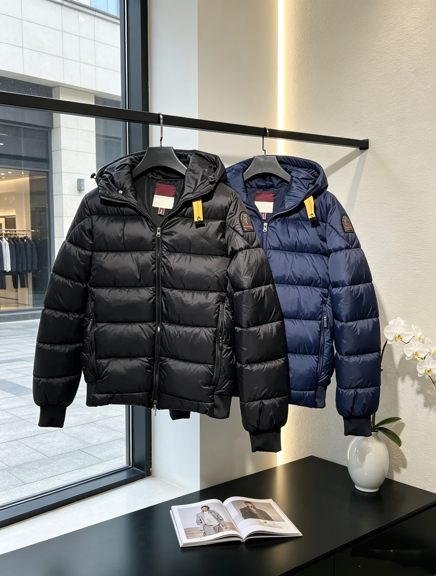 Luxury Down Jacket Pharrell Sheen puffer jacket mens women para jumpers down jacket Webbing Strap Accent Water Repellent Windproof Winter Outerwear