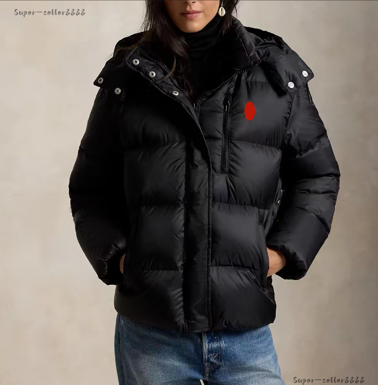 Designer Women Polos Puffer Jacket Women Jacket Ralphwomens Winter Hooded Coats Classic Pony Logo Jacket Warm Thick Zipper Ladys Outerwear Winter Ca