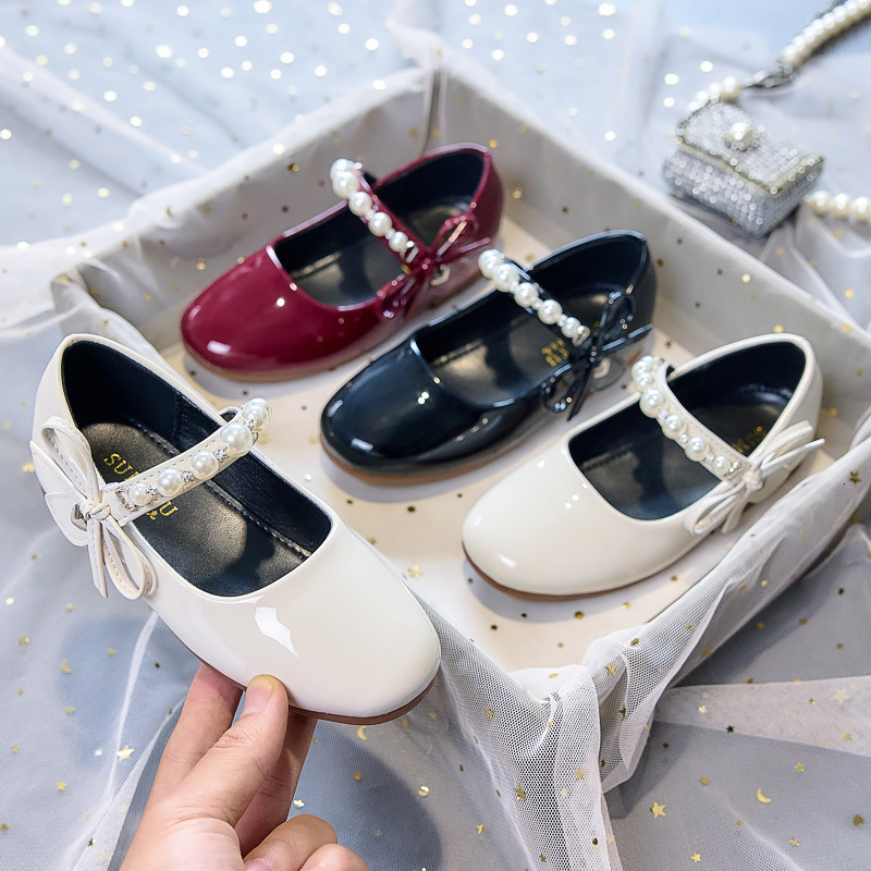 Zapatos Nina fille chaussures en cuir perle princesse chaussure mode Mary Jane chaussure Lorita chaussure fille chaussure enfant chaussure fille