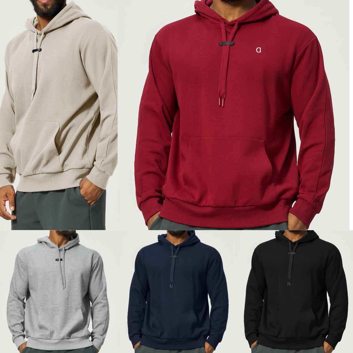 A3163 Men 3D Silver Designer High Quality Solid Color Hoodies Fashion leisure Long Sleeve Yoga Hoodies Outdoor Sport Hooded Sweater