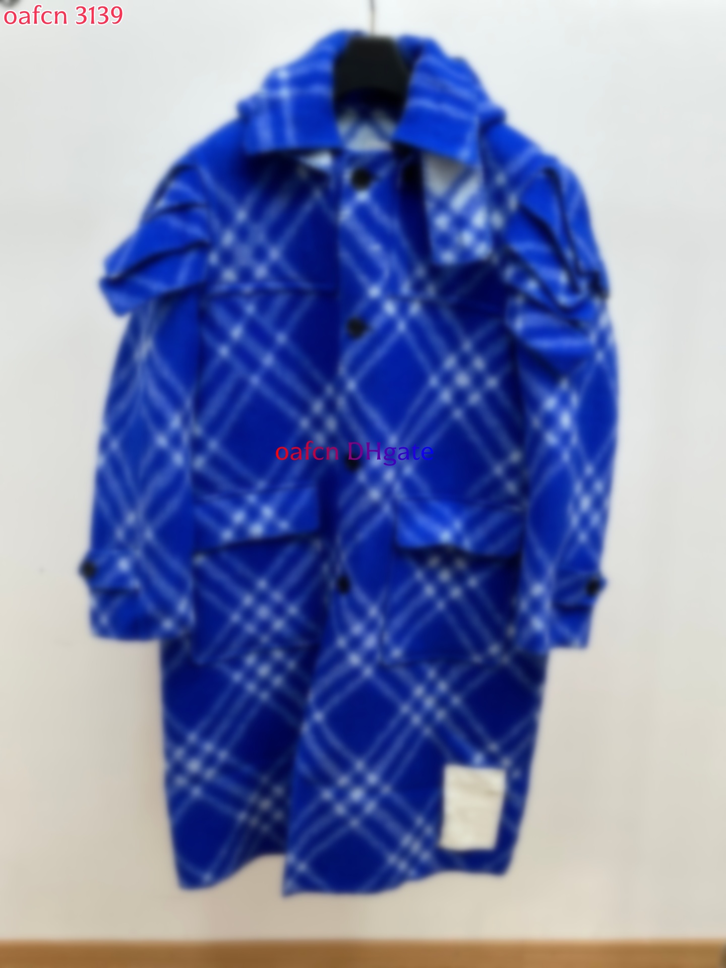 Men's luxury Trench Coats Men designer Jackets Cotton Male Clothing Outerwear Hip Hop Streetwear Long Trench Coats EKD Noble Knight Blue Coat 3