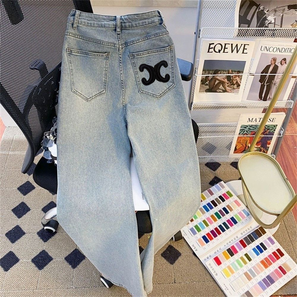 Jeans da donna Primavera-Autunno Inverno Jeans skinny da donna Pantaloni blu a vita alta elegantemente raffinati #KT