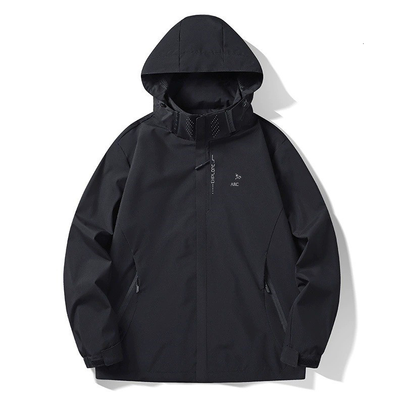 Arc jacket man goretex Print jackets Zipper Windproof Artery Outdoor Sports Wind Breaker mens and Womens Male Casual Lightweight Hiking Arcs Windbre