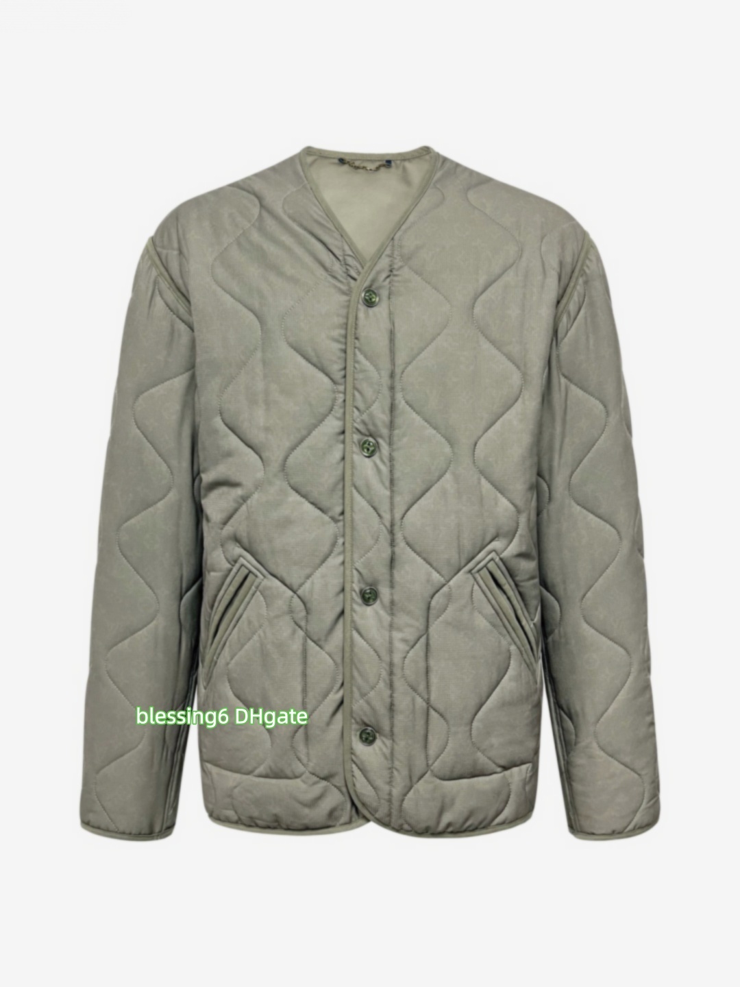 Designer Men's Jacket Down Jacket Collar Quilted Lining Jacket Button Front Lightweight Warm Cotton Jacket Women's Jacket Casual Loose Jac