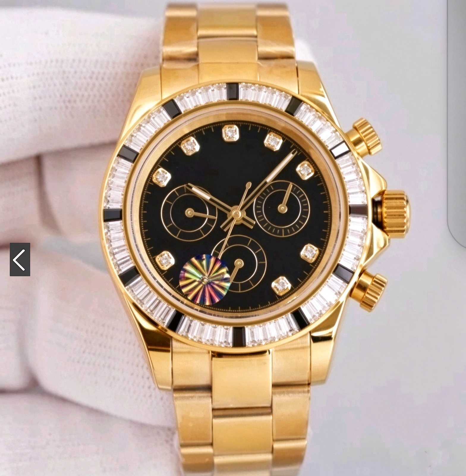 he latest version Ditongna Series m126598tbr Black dial 40mm Diamond-shaped watch case Dial Sapphire Glass Stainless steel Automatic Mens Watch Watc