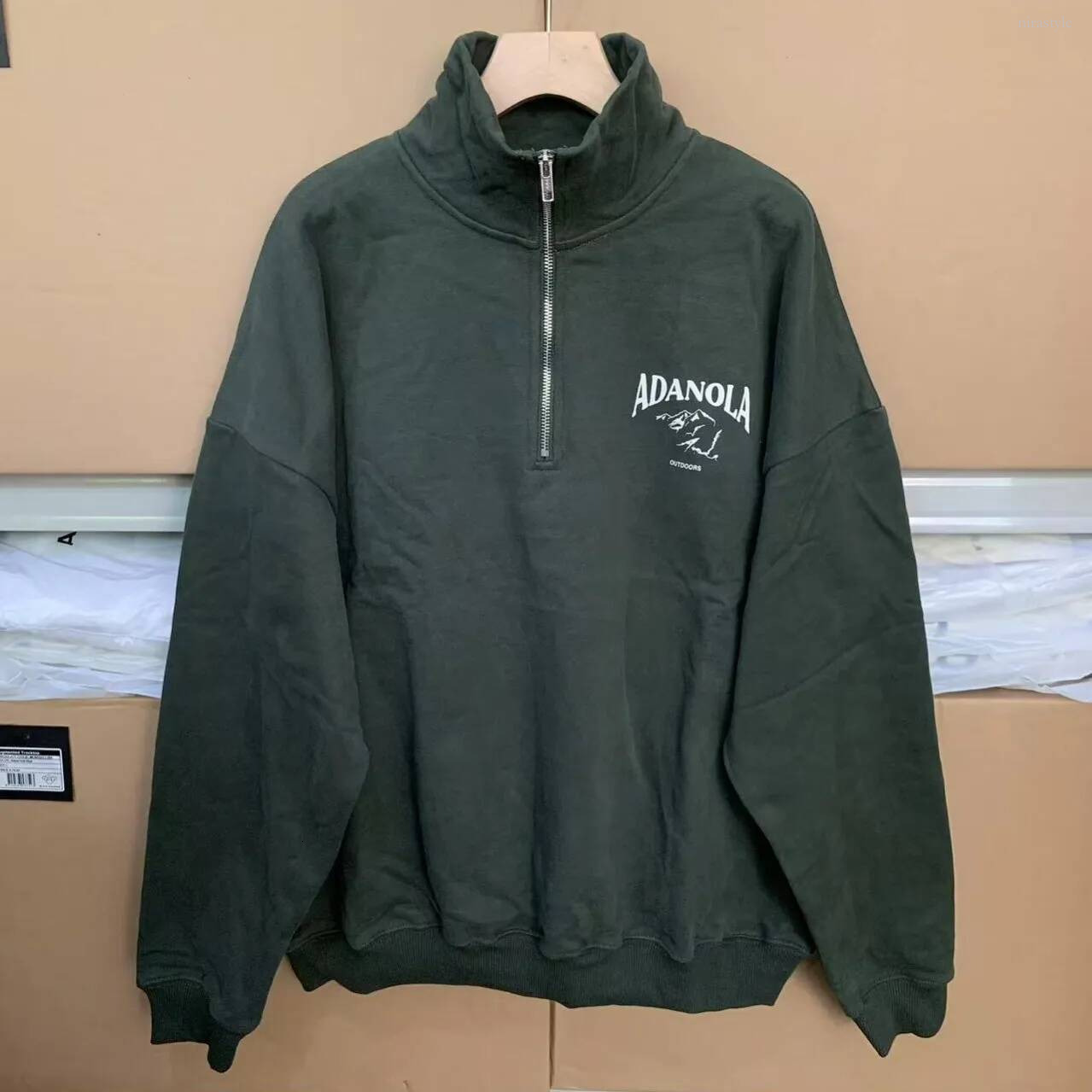 ada high quality oversized hoodie loose loop hooded sweatshirt for men and women spring and autumn designer hoodies pullover adanolasweatshirt 201